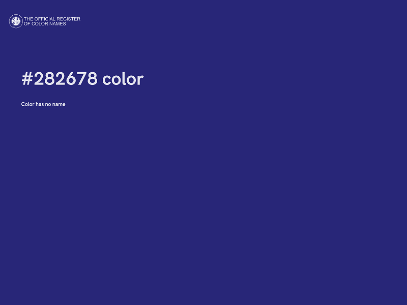 #282678 color image