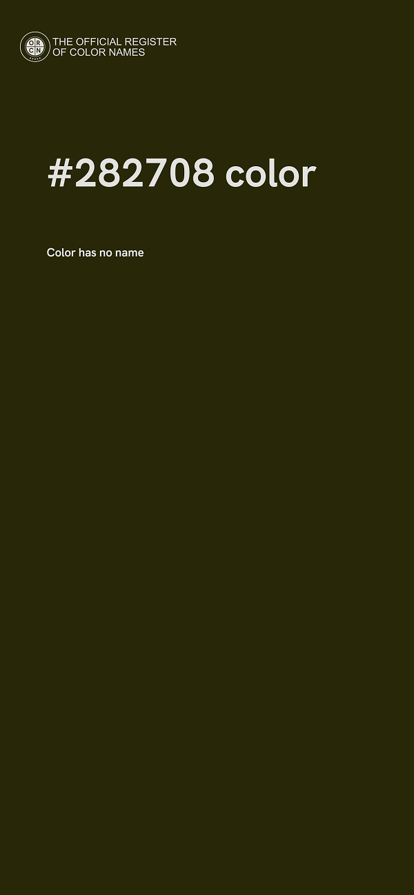 #282708 color image
