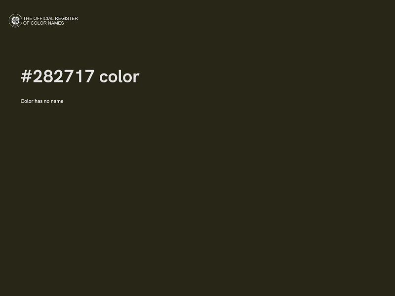 #282717 color image
