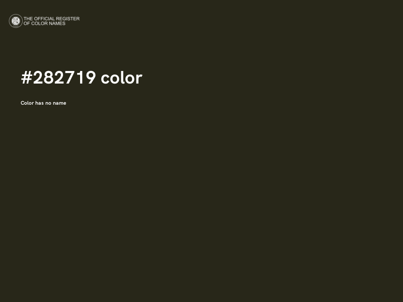 #282719 color image