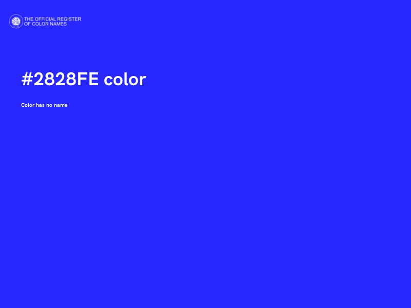 #2828FE color image