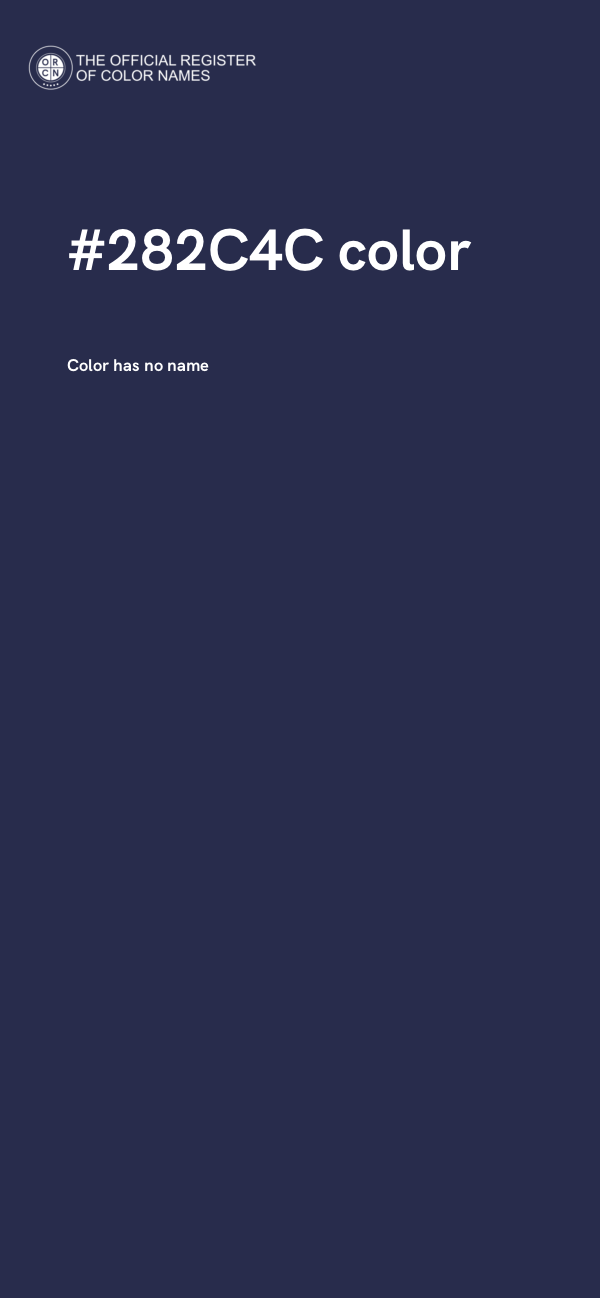 #282C4C color image