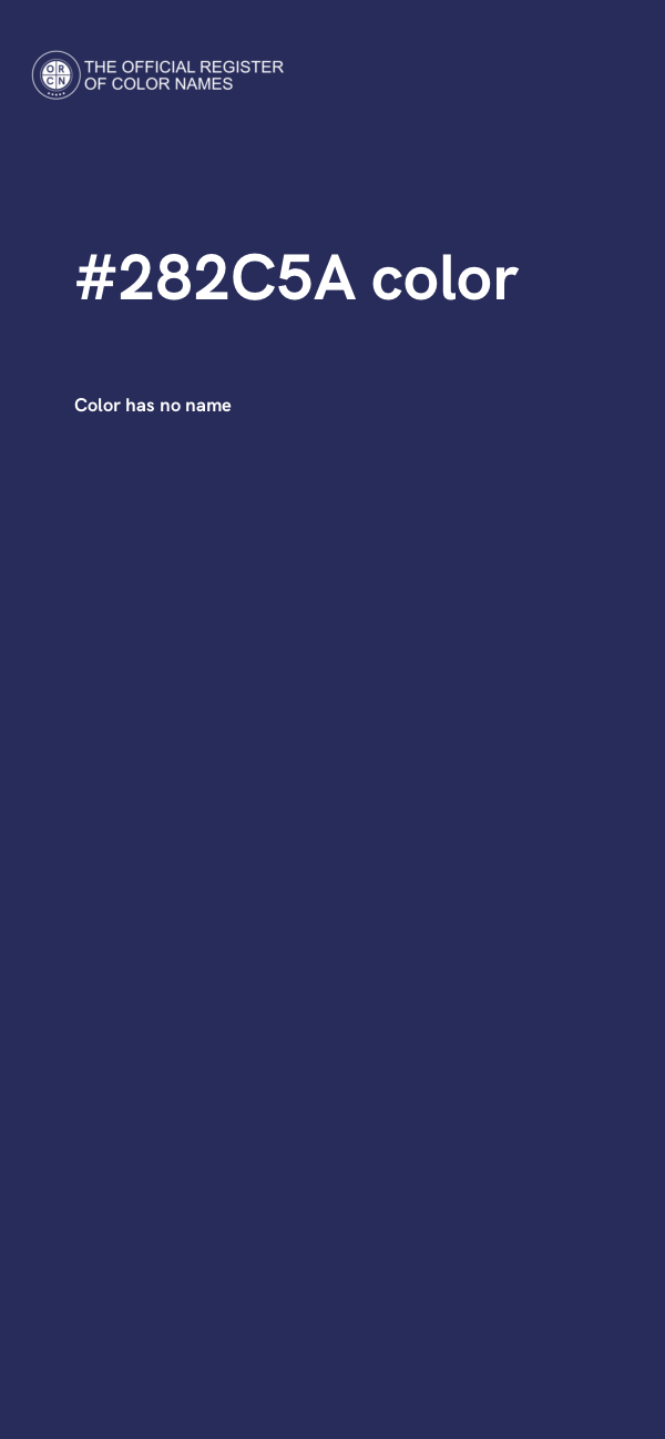 #282C5A color image