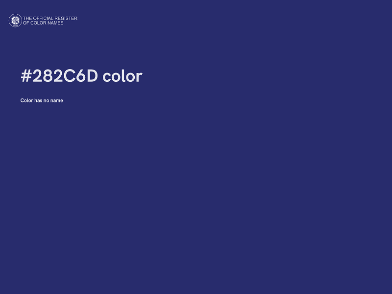 #282C6D color image