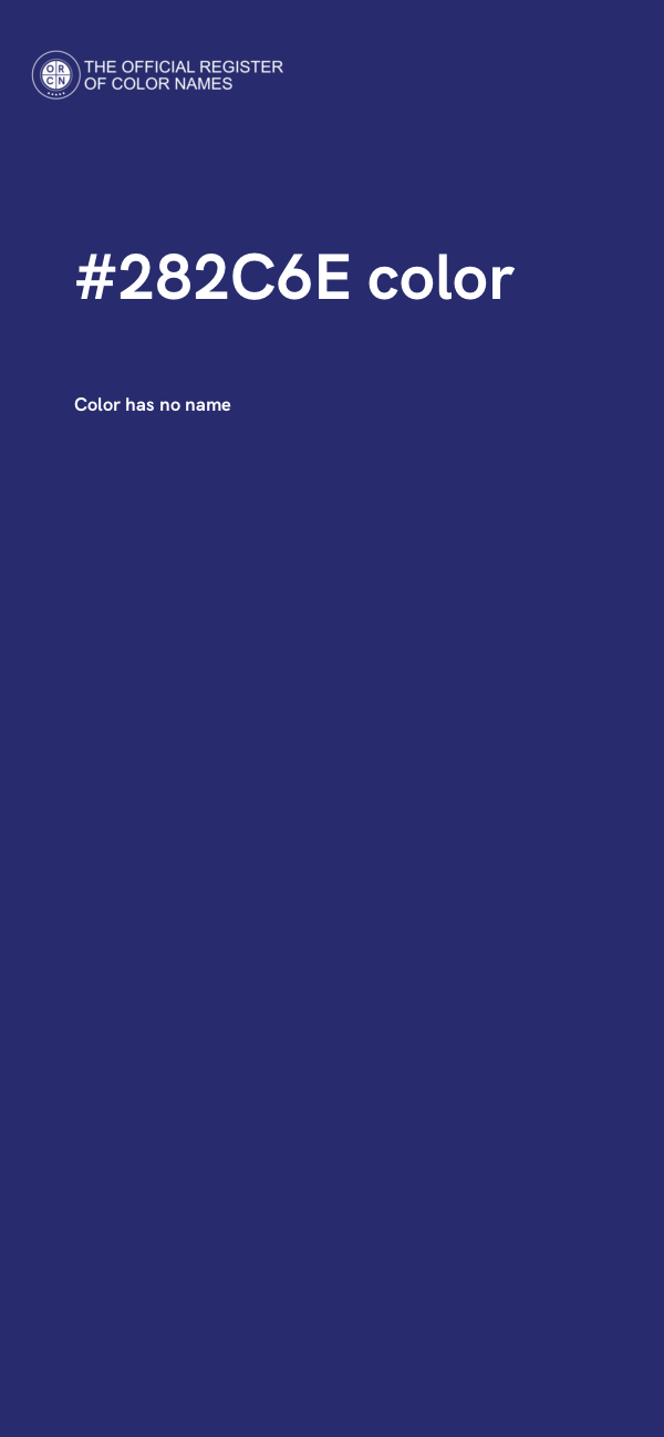 #282C6E color image