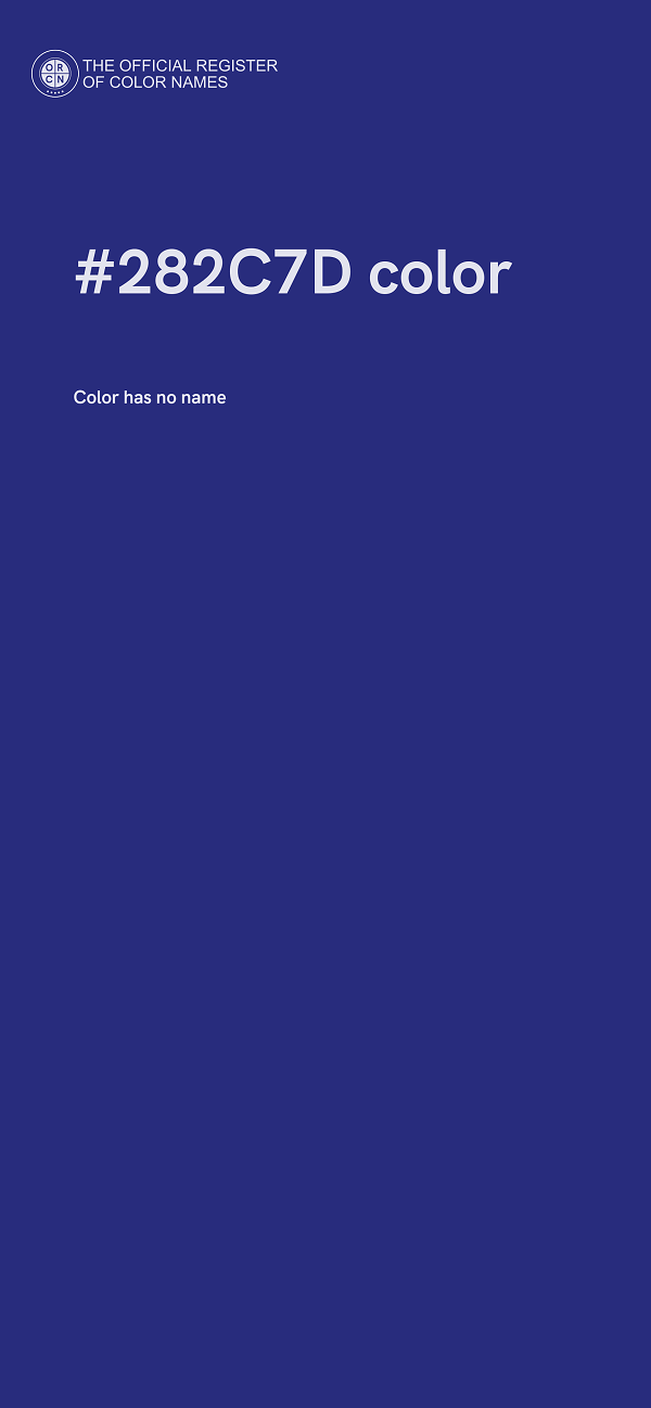 #282C7D color image