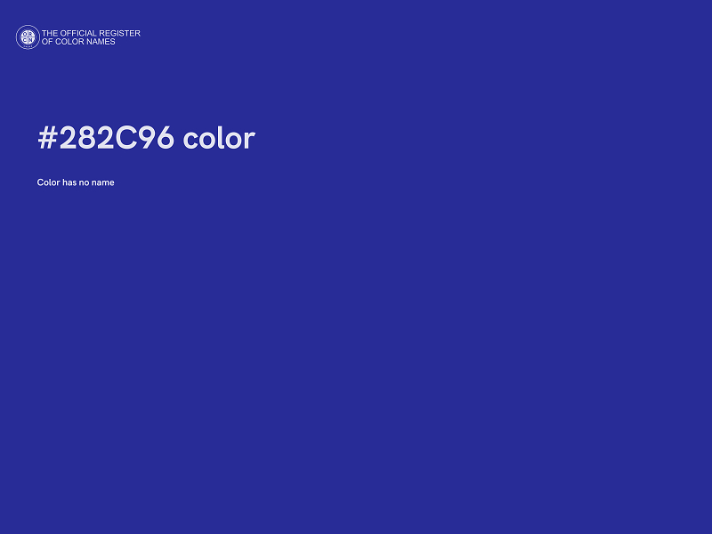 #282C96 color image