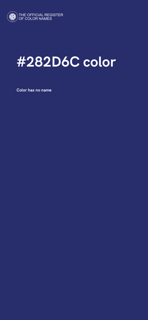 #282D6C color image