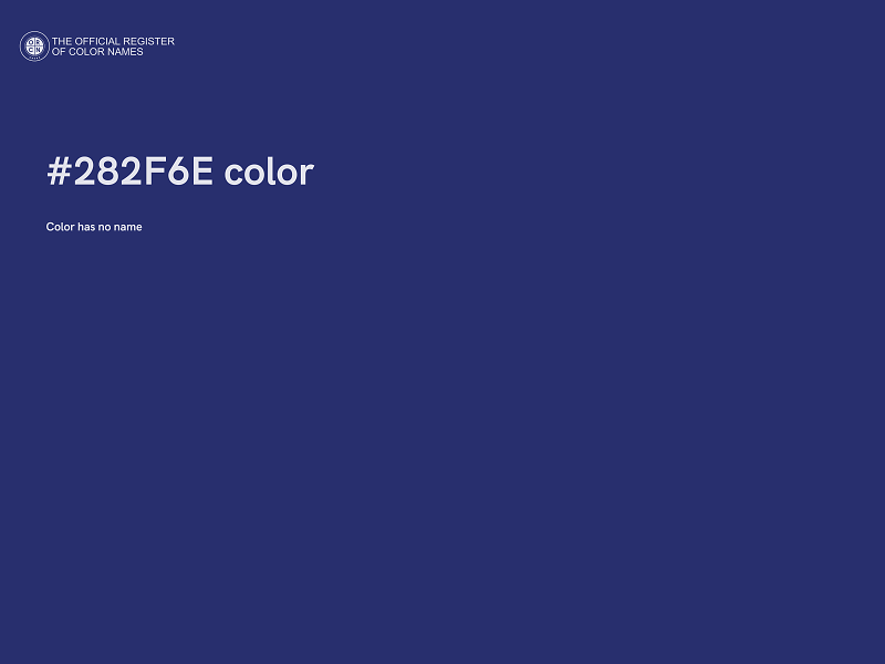#282F6E color image