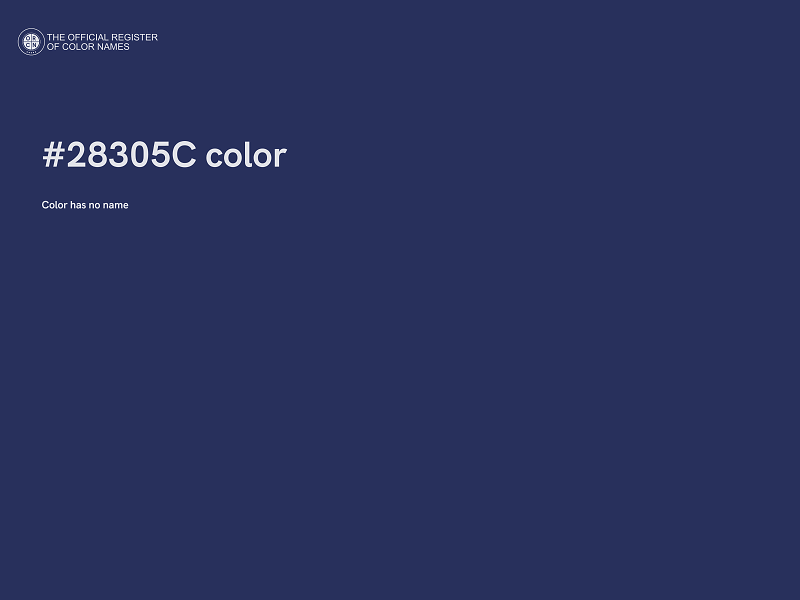 #28305C color image