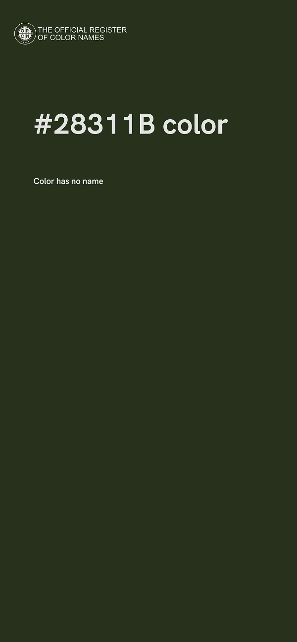 #28311B color image