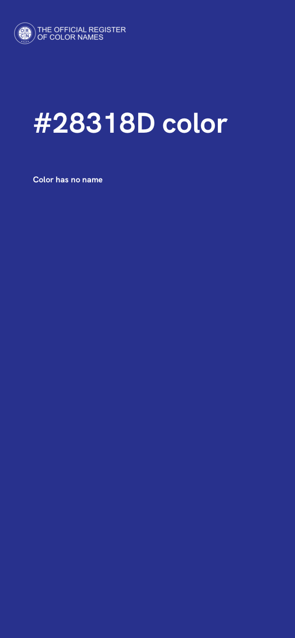 #28318D color image