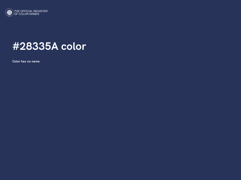 #28335A color image