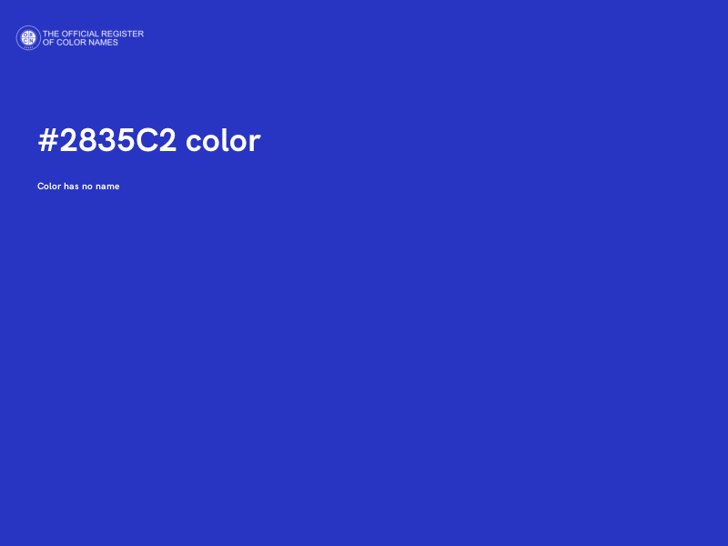 #2835C2 color image