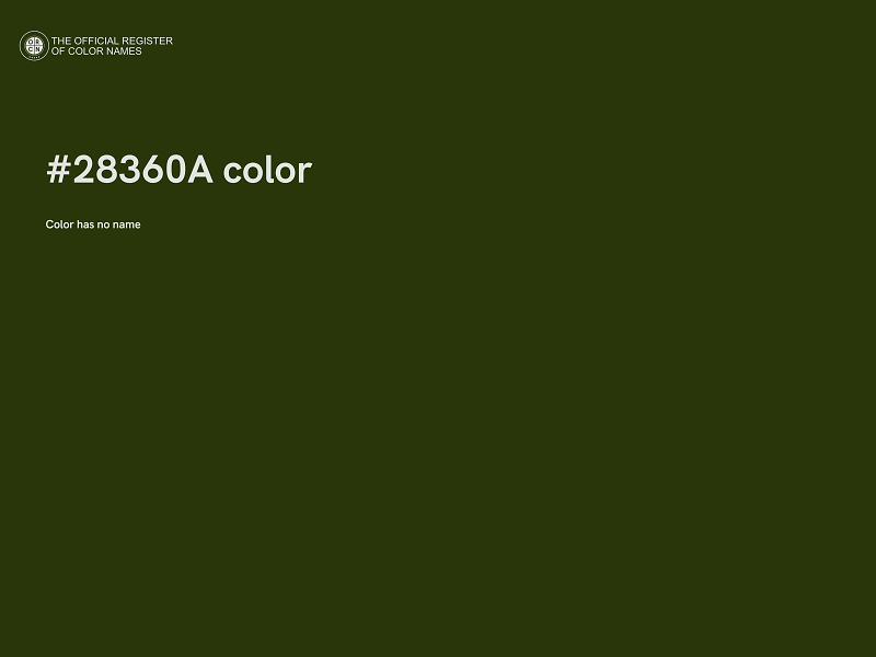 #28360A color image