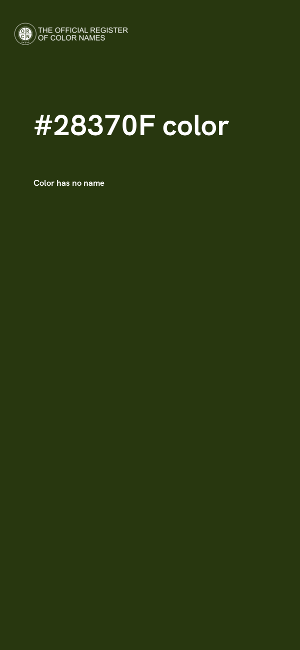 #28370F color image