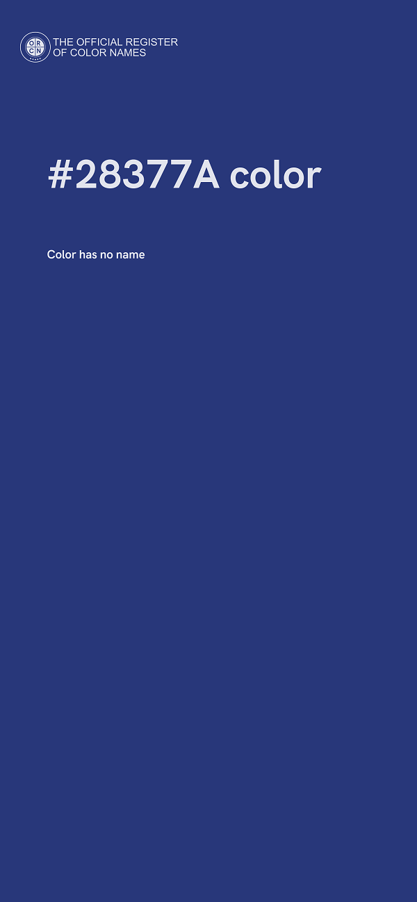 #28377A color image