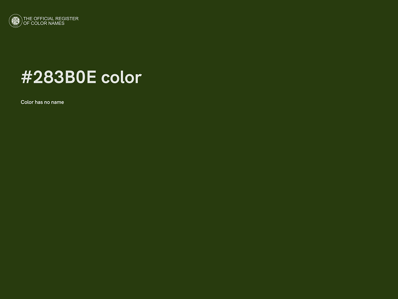 #283B0E color image