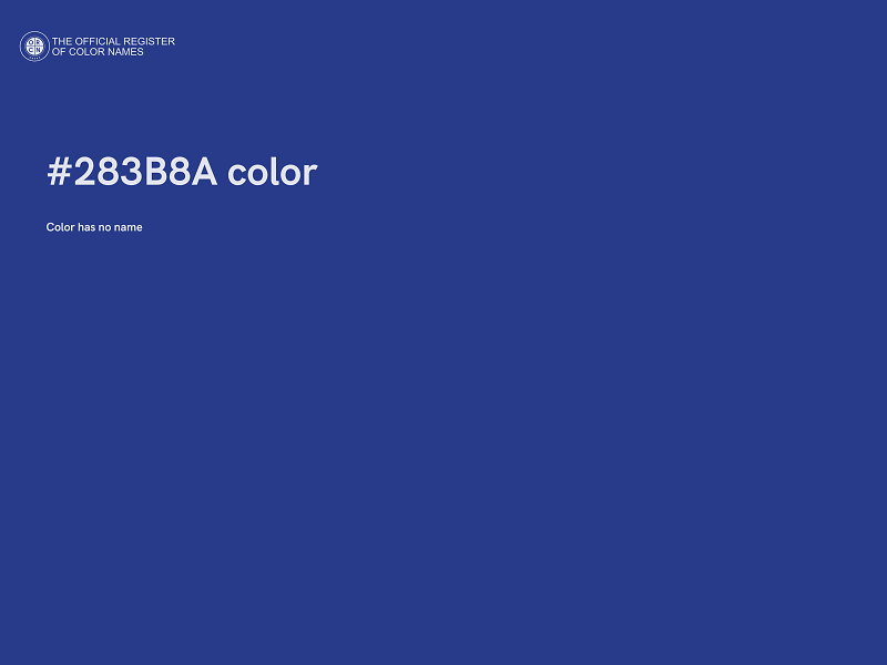 #283B8A color image