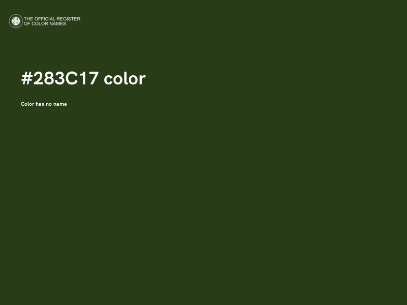 #283C17 color image