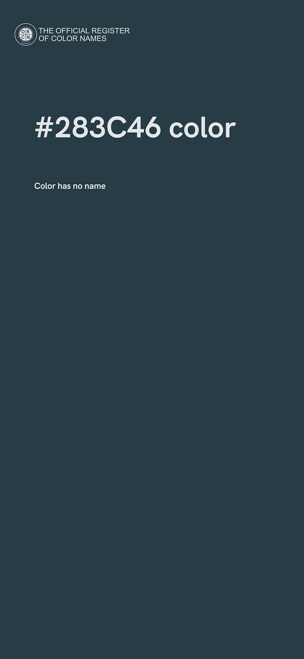 #283C46 color image
