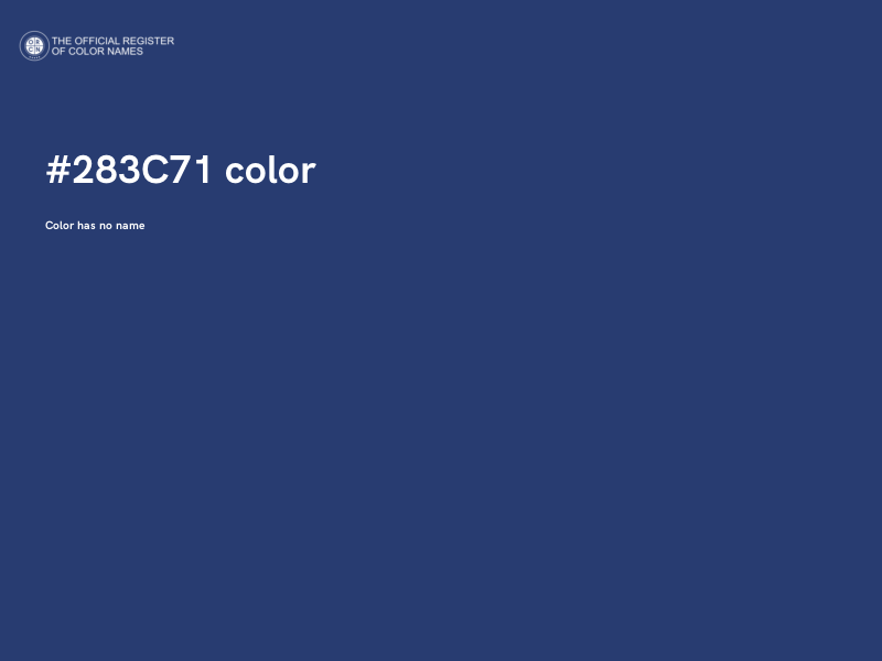 #283C71 color image