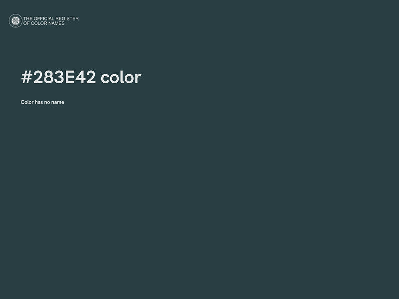 #283E42 color image