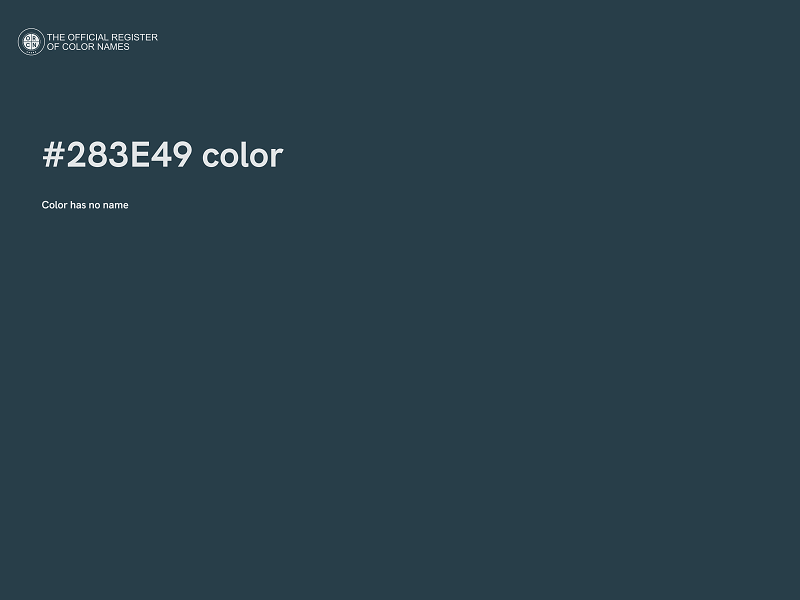 #283E49 color image