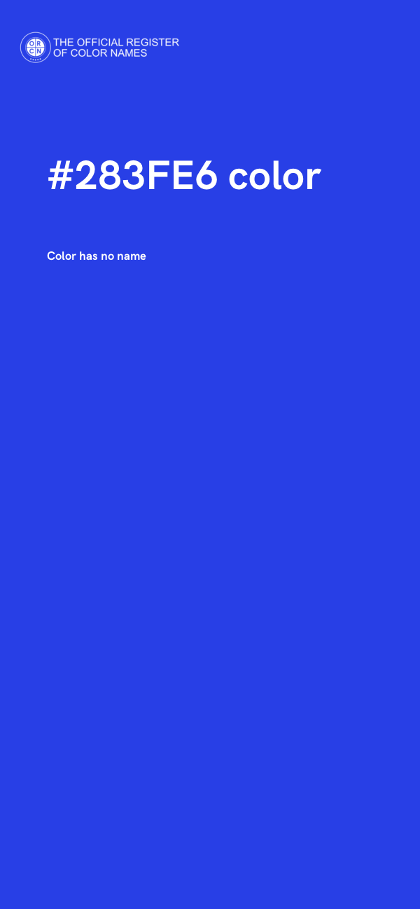 #283FE6 color image