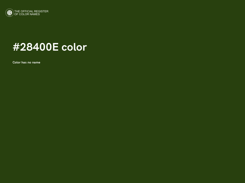 #28400E color image