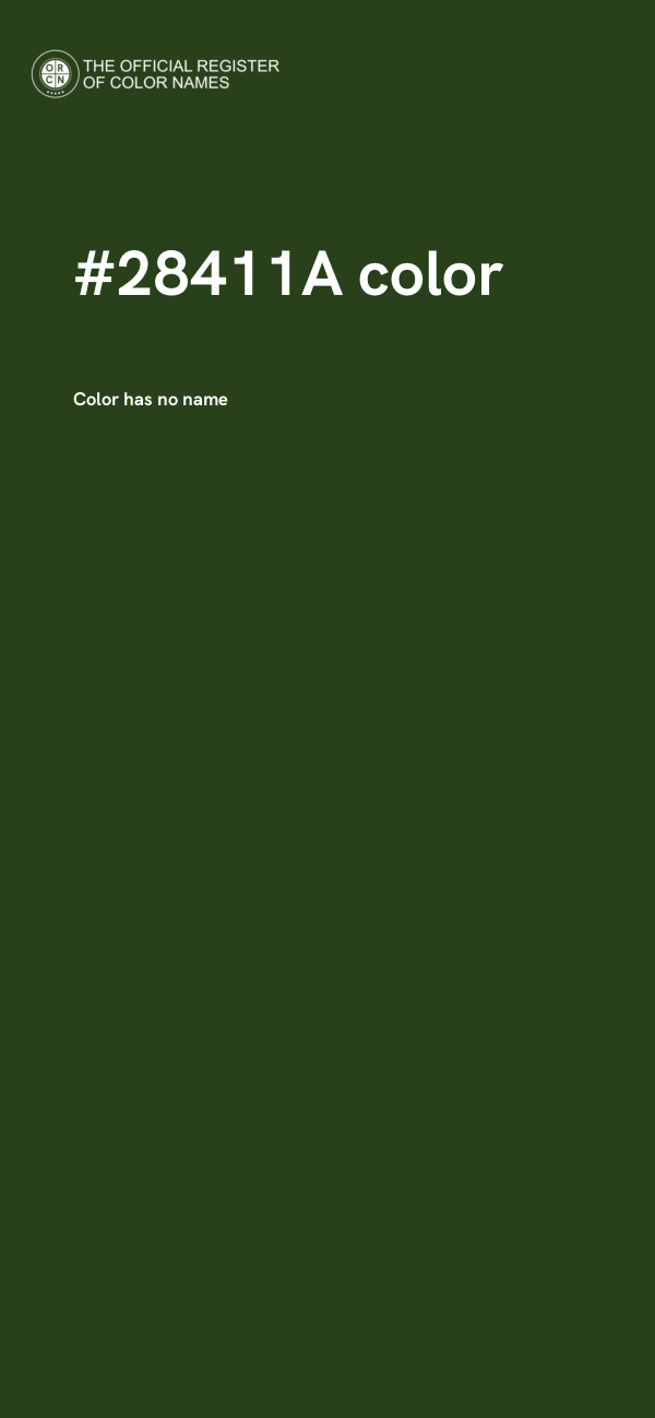 #28411A color image