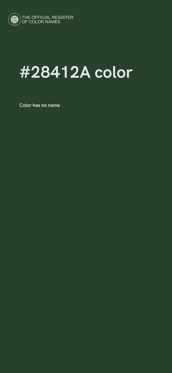 #28412A color image