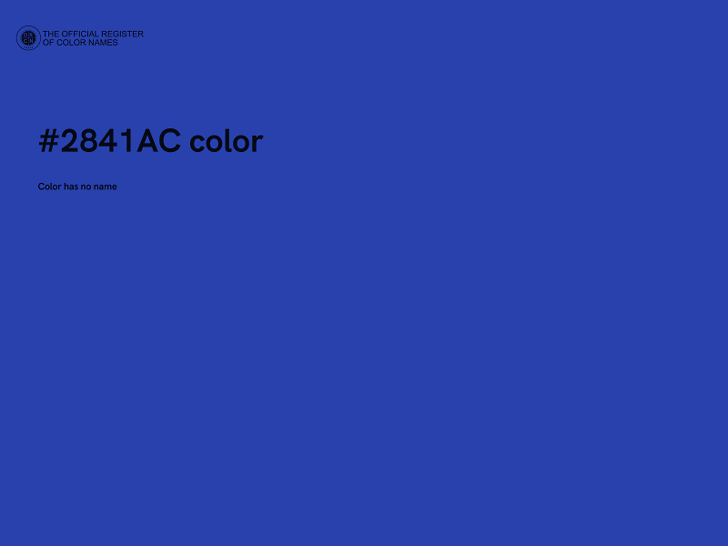 #2841AC color image