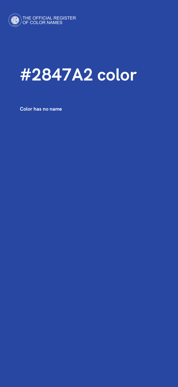 #2847A2 color image