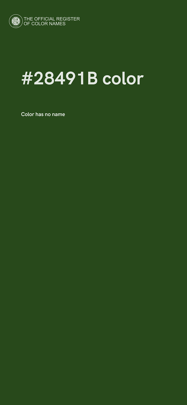 #28491B color image
