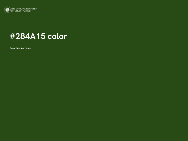 #284A15 color image