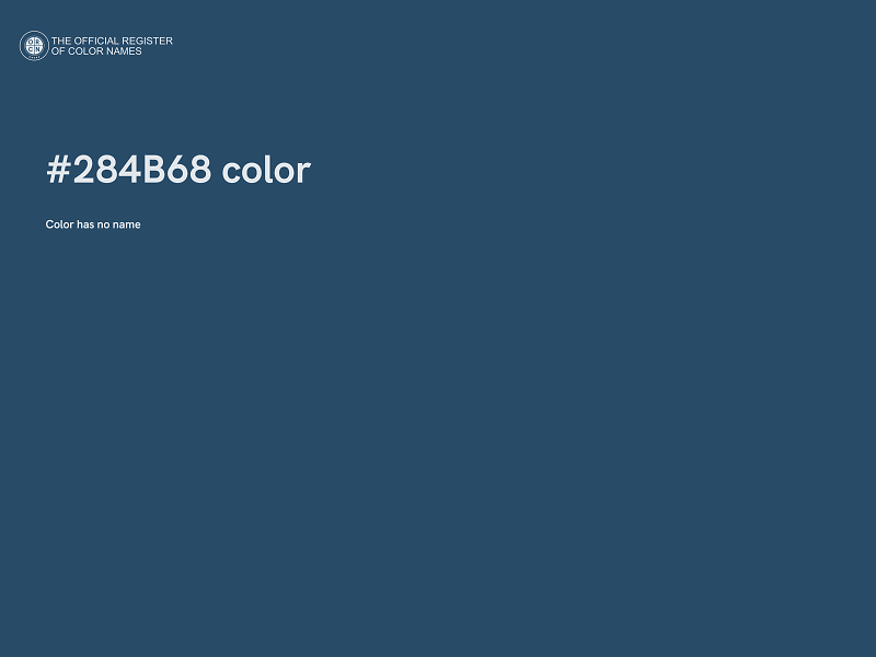 #284B68 color image