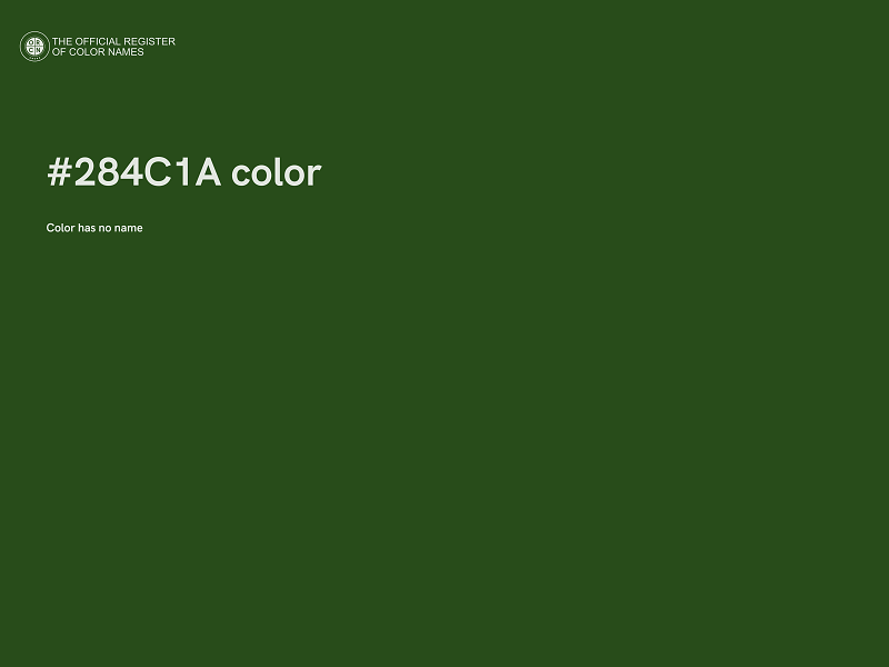 #284C1A color image