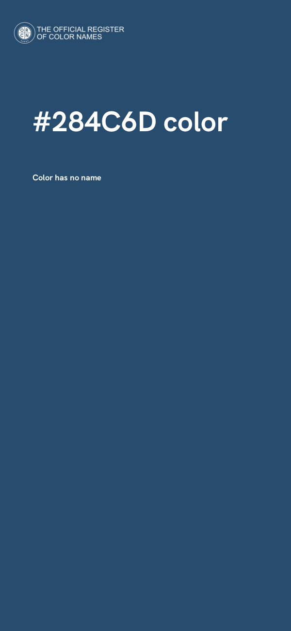 #284C6D color image