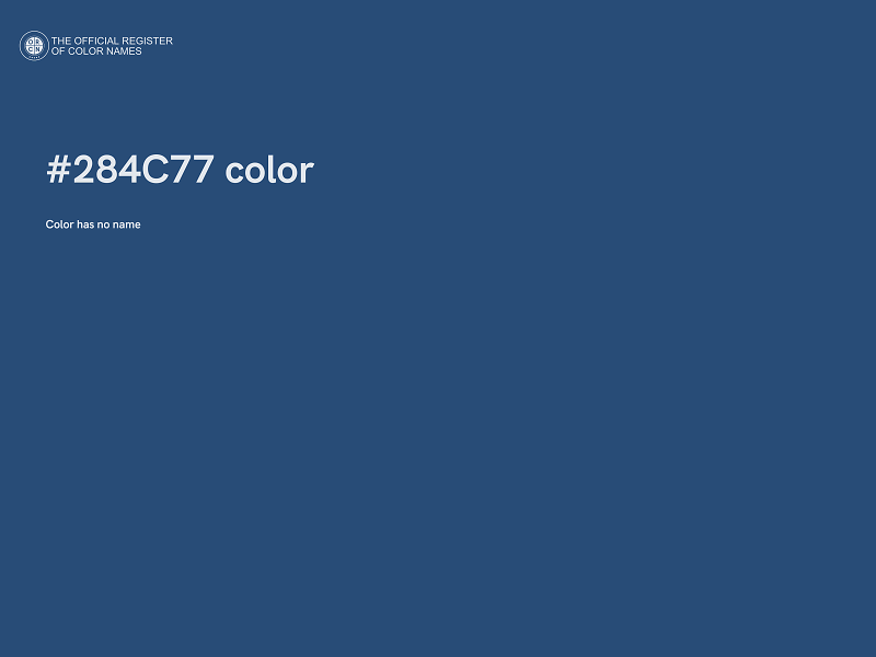 #284C77 color image