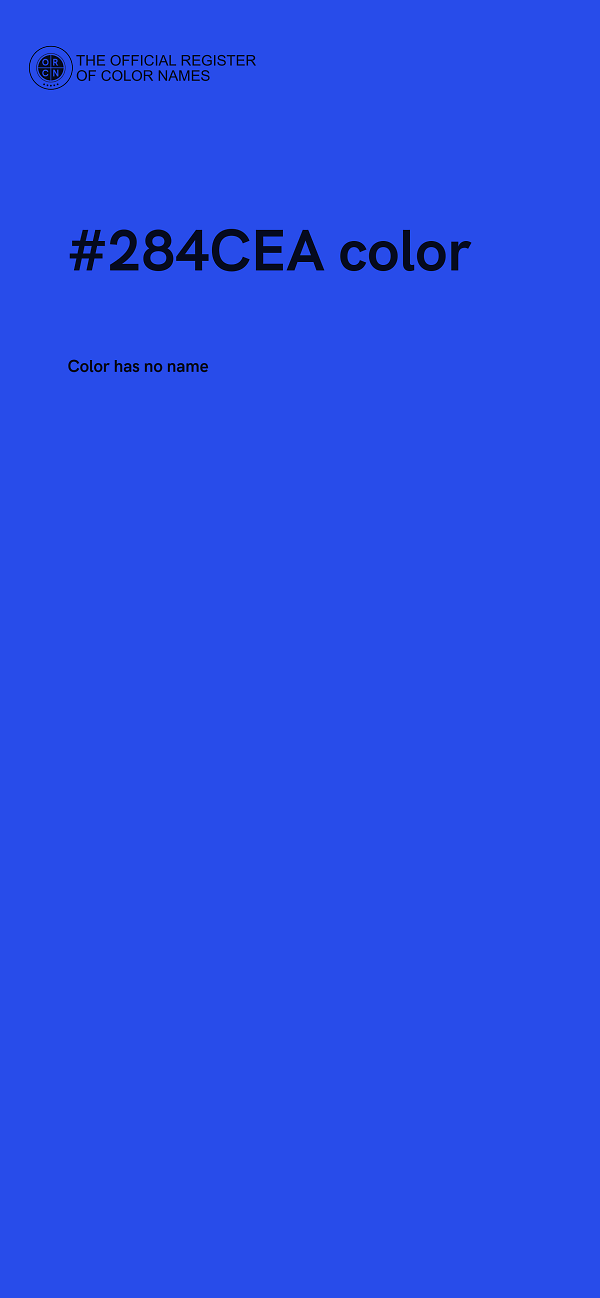 #284CEA color image