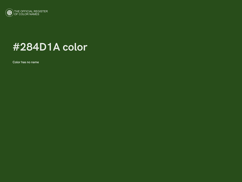 #284D1A color image