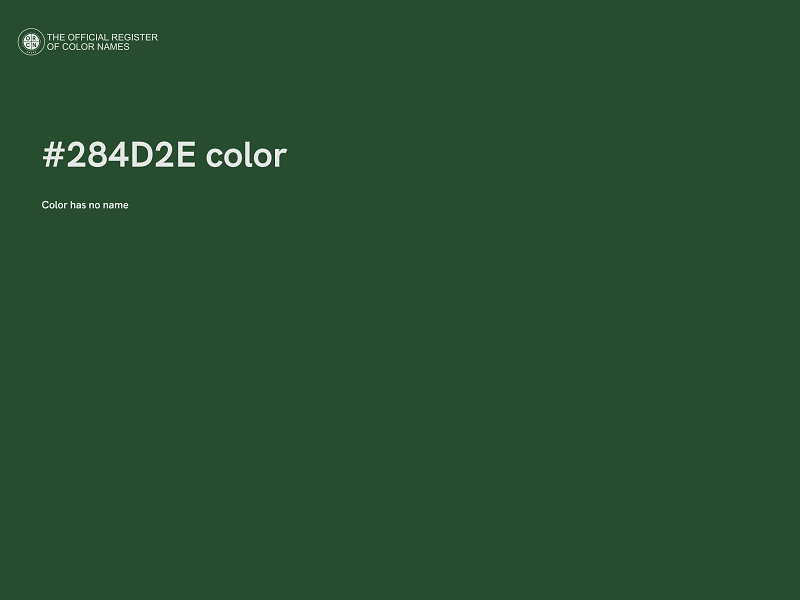 #284D2E color image