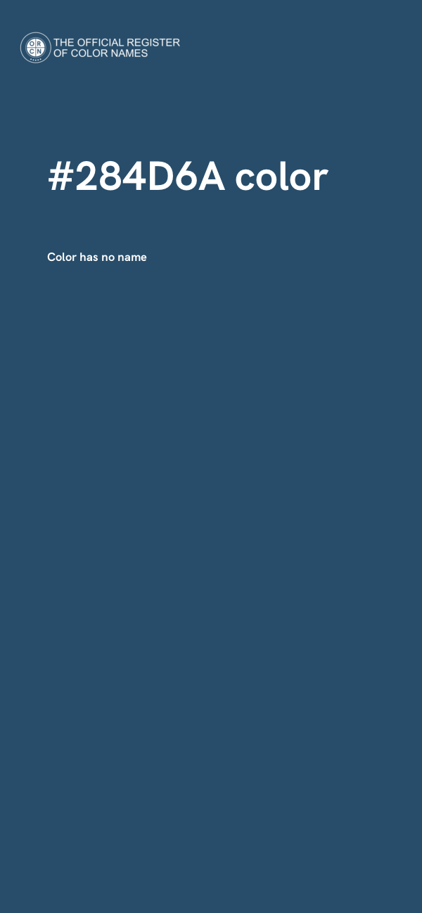 #284D6A color image