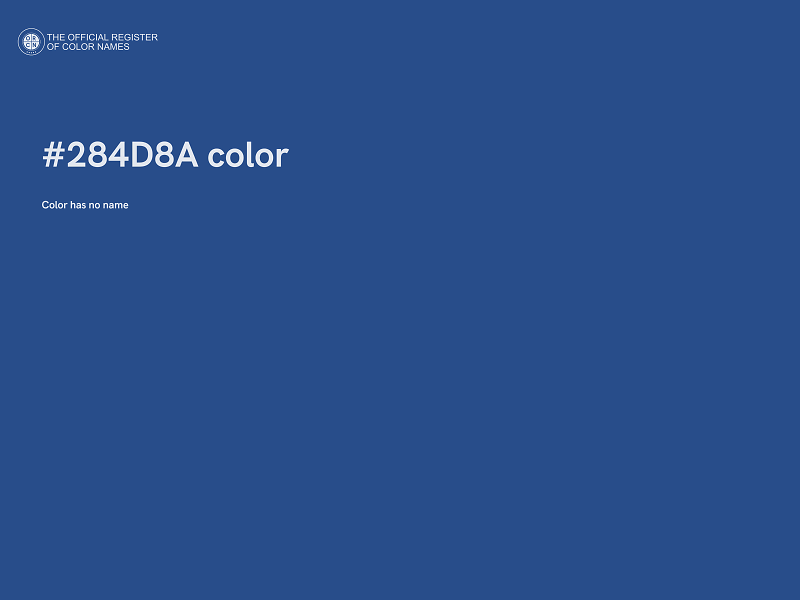 #284D8A color image