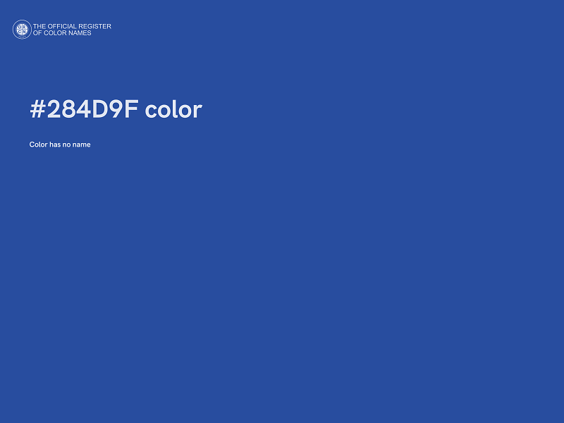 #284D9F color image