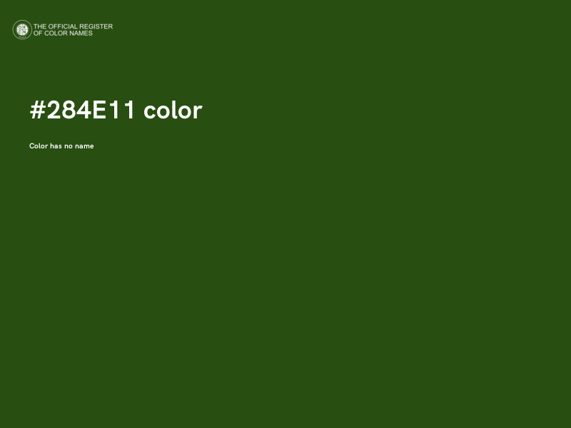 #284E11 color image