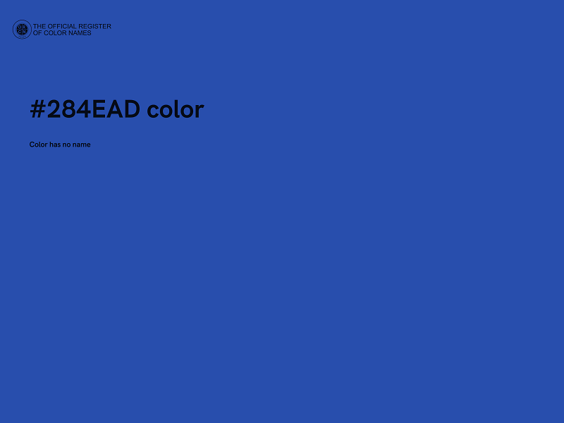 #284EAD color image