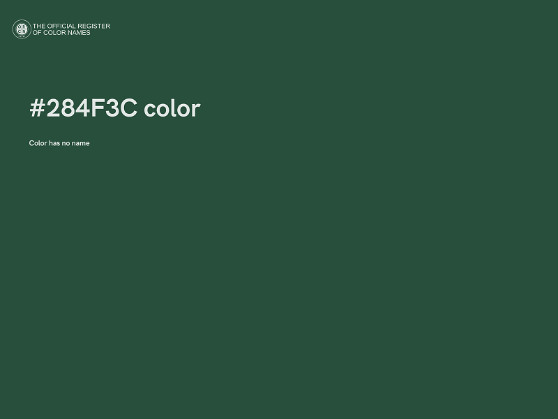 #284F3C color image