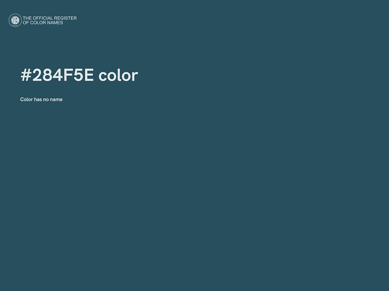 #284F5E color image